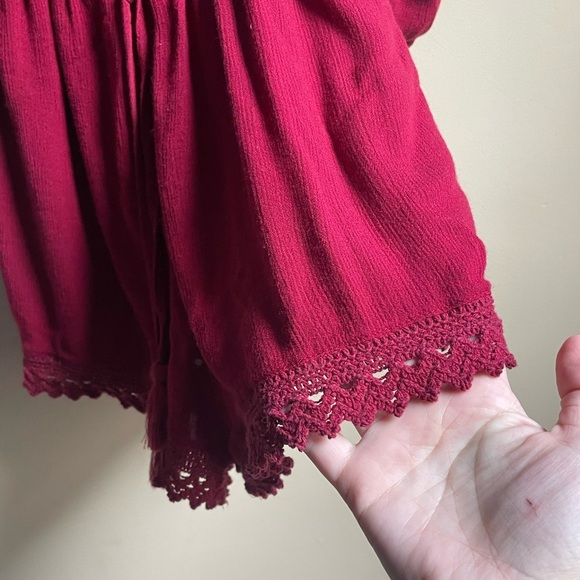 Abercrombie and Fitch peasant boho Romper size M - Picture 6 of 10